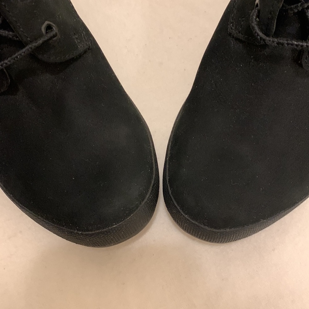 TIMBERLINE/ORTHO BLACK SUEDE BOOT NWOTS RUBBER SOLE SZ 8•5 (no box) NEW - Picture 2 of 12